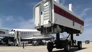 STS-117 Crew Transport Vehicle Moves Away from Space Shuttle Atlantis