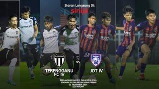 Akhir 2 Piala Belia 2024: Terengganu FC IV vs JDT IV