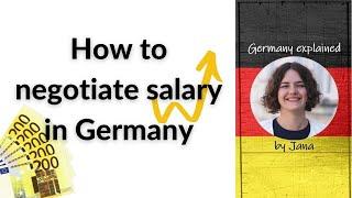 How to negotiate a salary offer in Germany #HalloGermany