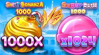 THE SUGAR RUSH 1000 vs SWEET BONANZA 1000 COMPARISON!! (BONUS BUYS)