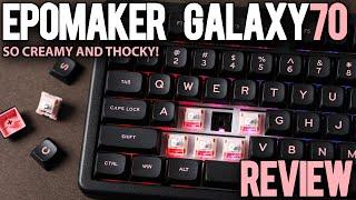 $99 Epomaker Galaxy 70: Compact, RGB-Packed, and NO Modding Needed!