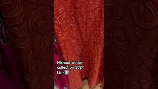 Nishaat new winter collection #shopping #winterclothing #onlineshopping #ytshorts