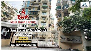 #TheExcellenceApartments| 4 BHK MAIN ROAD FACING FLAT IN Sec-18 Dwarka Call 9717360047