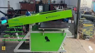 Large format screen printing machine