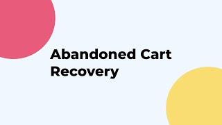 Abandoned Cart Recovery | Recovering Abandoned Carts with Web Push Notifications