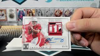 2019 Panini Impeccable Football 1st off the Line Dual Box Break #2