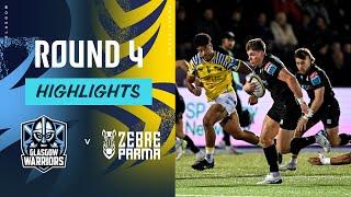 Glasgow Warriors v Zebre Parma | Highlights | Round 4 | URC 2024/25