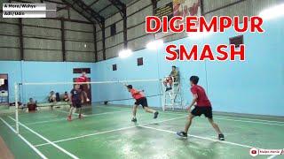 MENAHAN GEMPURAN SMASH !! Pertarungan Sang Juara Badminton | Malpo Mania