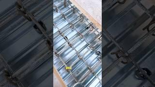Необычное перекрытие! Несъемная  опалубка из нержавеющего листа!