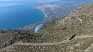 Paragliding flight - Verga Kalamatas