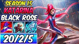S+ SEASON 15 AD KATARINA VS AP KATARINA - WHICH IS STRONGER? - PRESTIGE BLACK ROSE KATARINA MID S15