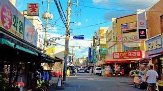 대구 효목시장 골목길 주변 상가 길거리 걷는 동영상 Video of walking on the streets of Daegu, South Korea