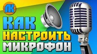 КАК НАСТРОИТЬ МИКРОФОН В WINDIWS 7/8/10