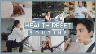 GUT HEALTH RESET + MY DAILY HEALTHY HABITS VLOG | Alexandrea Garza