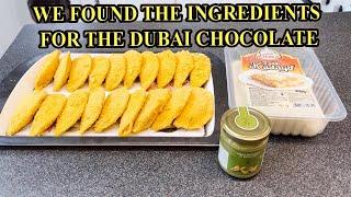 WE FINALLY FOUND THE INGREDIENTS FOR THE VIRAL DUBAI CHOCOLATE!TAYYABA MAKES MOON SHAPE SNACKS