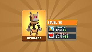 Battle Gang Ragdoll Beasts!! legendary bomber bot upgraded to level 10