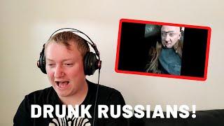 Drunk Russians / Пьяные россияне - Reaction!