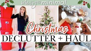 CHRISTMAS DECORATION DECLUTTER W/MEMINIMALIST THRIFTED HAUL HOSTESS WARE HOLIDAY ENTERTAINING TIPS