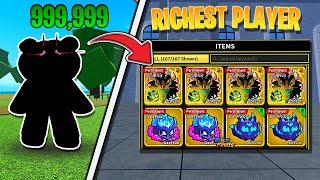 Reviewing Accounts of indias Most Richest Players In blox fruits (HINDI)