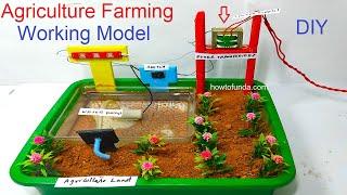 agriculture farming working model | inspire award science project - diy | howtofunda @craftpiller