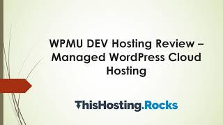 WPMU DEV Review - Fully-Featured Managed WordPress Cloud Hosting with 24/7 Support