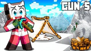 MİNECRAFTIN EN YÜKSEK DAĞINDA 7 GÜN GEÇİRMEK! - Minecraft