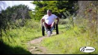 Hippocampe - wheelchair that suites for beach, water and snow.