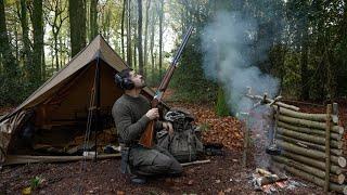 3 Days Solo Bushcraft & Camping from Hot Tent