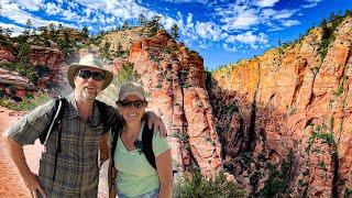 HIKING UTAH - THE WEST RIM TRAIL at ZION NATIONAL PARK BEYOND ANGEL'S LANDING