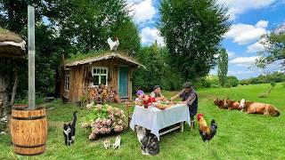 Let's Cook Stuffed Bell Peppers With Meat and Vegetables.  @Kənd Dadı | A Taste of the Village