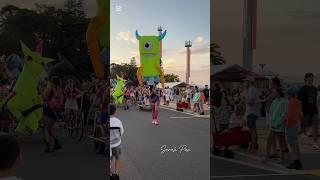 Bike parade in Newcastle celebrating New Year #newyear #newyear2025  #sarahpax