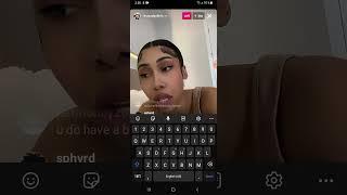 itsmadgalkris iG Live talks about young dolph and blac Chyna