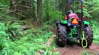 Cheap log skidding tongs test