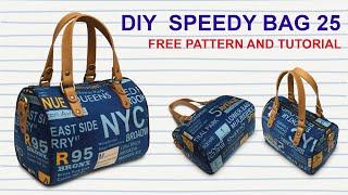 DIY - How to make Speedy Bag 25 - Tutorial Cara Membuat Tas Selempang Duffle Mini