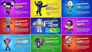 ALL 89 BRAWLER UNLOCK ANIMATIONS | Ollie, Meeple, Buzz Lightyear...