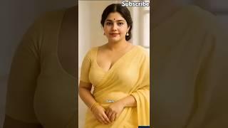 Yellow Saree Magic in Dubai| AI Princess Walks Like Royalty #Shorts #ailookbook #aisaree #ai #pretty
