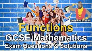 Functions / function notation - GCSE Maths Exam Questions