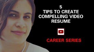 How To Make A Perfect Video Resume| Video Resume For Freshers| What is Video Resume| Complete Guide