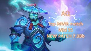 Dota 2 TOP Ranked MatchAQ Storm Spirit SS - NEW PATCH 7.38b