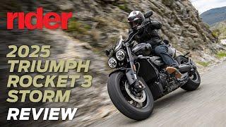 2025 Triumph Rocket 3 Storm R and GT Review