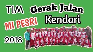 Tim Gerak Jalan Indah MI Pesri Kendari, 29 April 2018