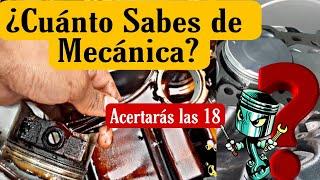 18 PREGUNTAS de MECÁNICA ‍  ¿Cuánto Sabes Realmente?