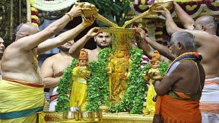 Snapana Tirumanjanam  Held At Tirumala Sri Venkateswara Swamy Temple