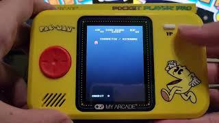 My Arcade Pac-Man Pocket Player Pro 2023 edition gameplay