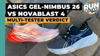 Asics Novablast 4 vs Asics Gel-Nimbus 26: Which Asics shoe is best for you?