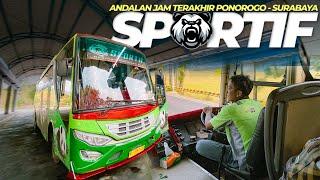 WANI PERIH, GAK SEMUA BUS BISA KAYAK GINI !! Trip Restu Panda ATB Ponorogo-Surabaya Jam Terakhir