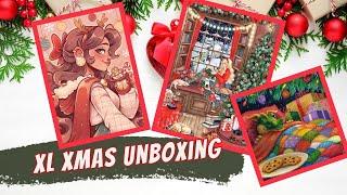  XL Xmas Diamond Painting Unboxing | First Look auf meine Diamond Art Club Weihnachtskits 