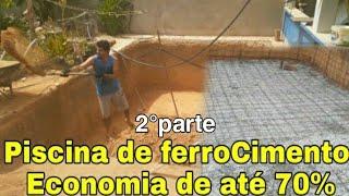 Construção de uma piscina de ferroCimento. #02 #piscinaferrocimento #construcaodepiscina #piscina