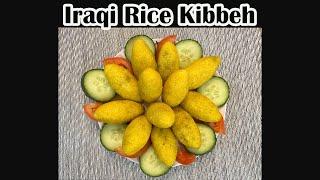 How To Make Iraqi Rice Kibbeh - Kubba Halab