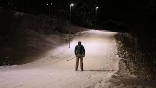 Holmenkollen Oslo Norway - Winter night ski cross country